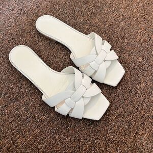 Saint Laurent tribute mules